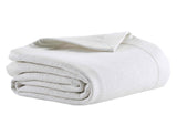 Orchids Lux Laela Stripes White 110 X 96 Coverlet