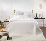Orchids Lux Laela Stripes White 70 X 92 Coverlet