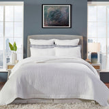 Orchids Lux Malibu Geomatric Pearl 94 X 96 Coverlet