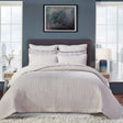 Orchids Lux Malibu Geomatric Oyster 94 X 96 Coverlet