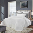 Orchids Lux Laguna Channel White 110 X 96 Coverlet