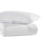 Orchids Lux Laguna Channel White 110 X 96 Coverlet