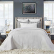 Orchids Lux Laguna Channel White 94 X 96 Coverlet