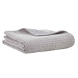 Orchids Lux Milton Geomatric Slate 110 X 96 Coverlet