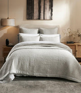 Orchids Lux Malibu Geomatric Mist 94 X 96 Coverlet