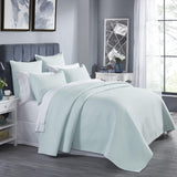Orchids Lux Velentina Geomatric Mint 94 X 96 Coverlet
