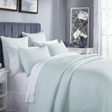 Orchids Lux Velentina Geomatric Mint 94 X 96 Coverlet