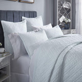 Orchids Lux Chloe Geomatric Sky 94 X 96 Coverlet