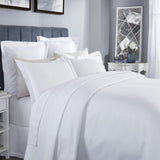 Orchids Lux Olive Pebble White 110 X 96 Matelasse Coverlet