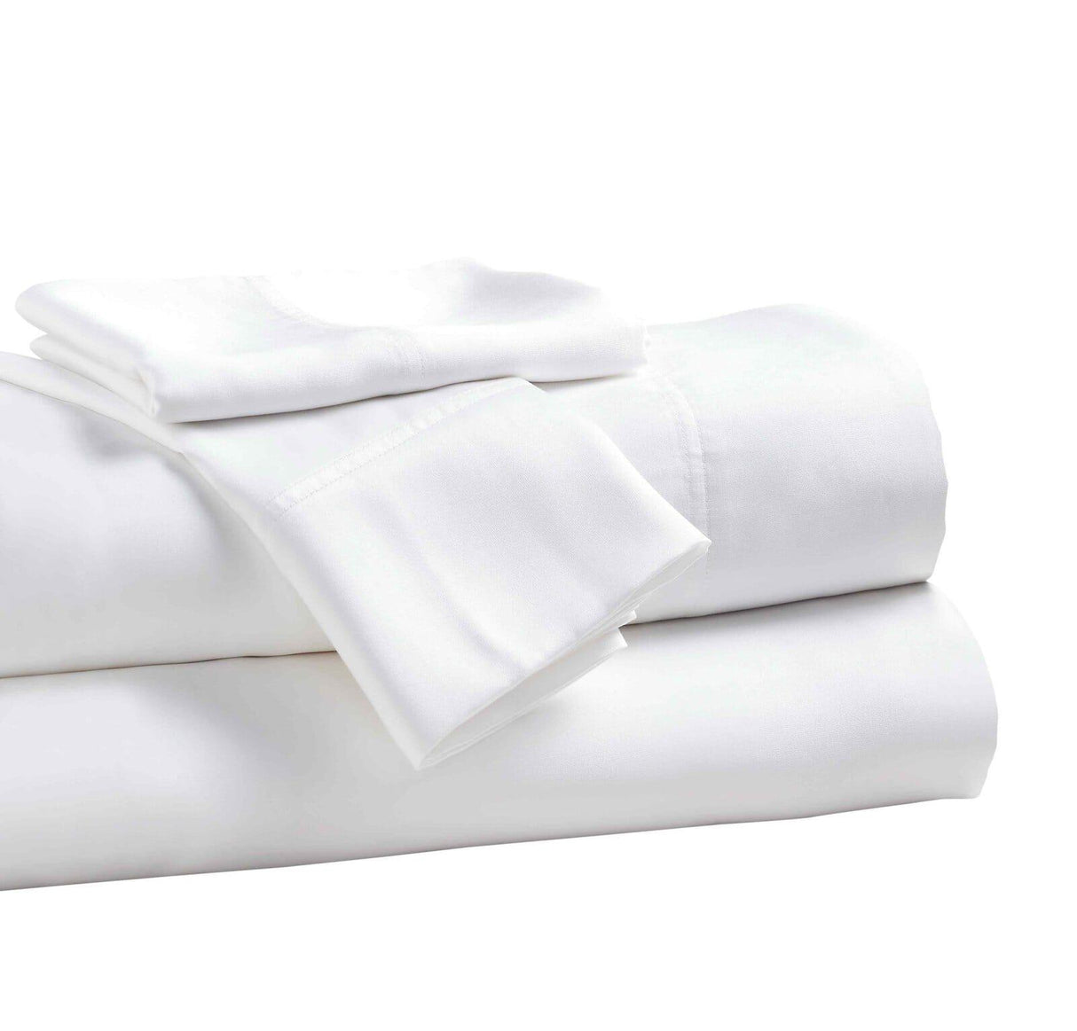 Orchids Lux Merida Solid Color White 72 X 84 Sheet Set