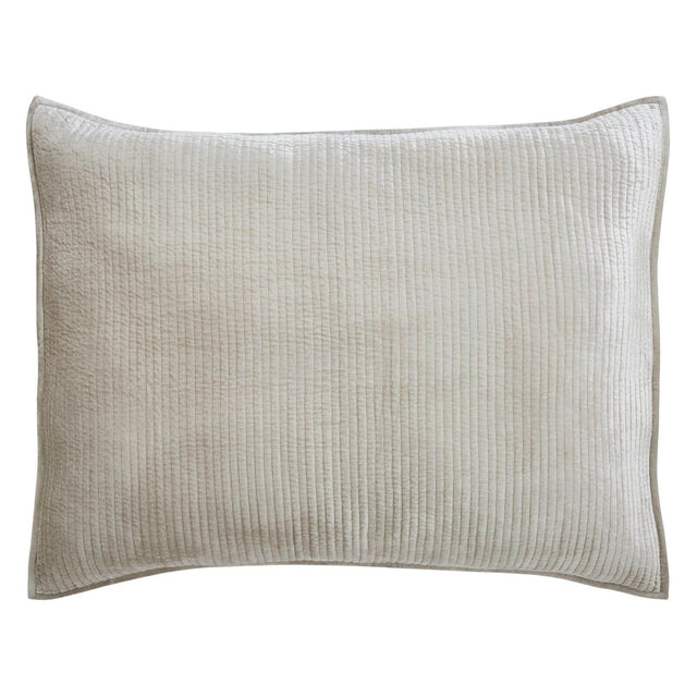 Orchids Lux Spencer Channel Champagne 31 X 37 Quilt Sham