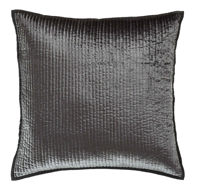 Orchids Lux Spencer Channel Steel 31 X 37 Coverlet Sham