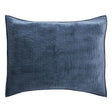 Orchids Lux Spencer Channel Navy 31 X 37 Coverlet Sham