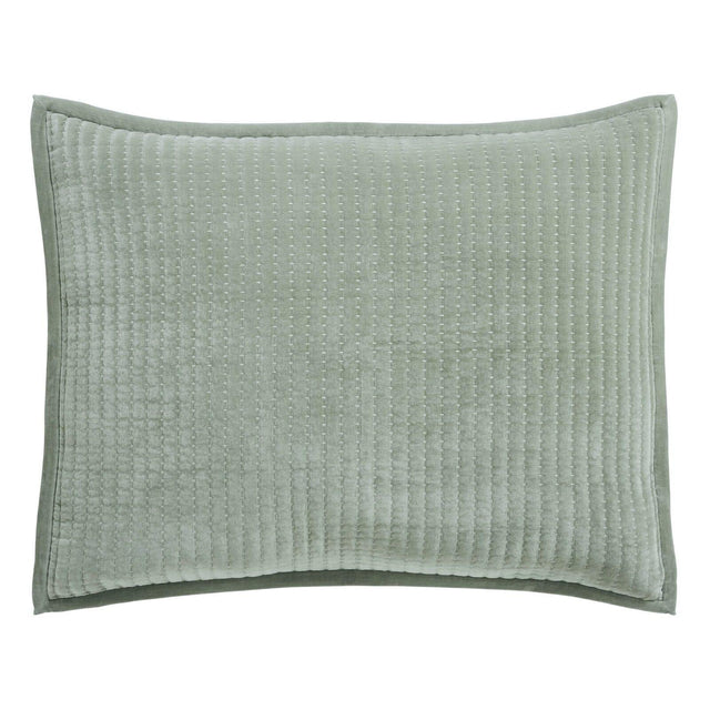 Orchids Lux Milton Geomatric Aloe 31 X 37 Coverlet Sham