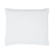 Orchids Lux Milton Geomatric White 31 X 37 Coverlet Sham