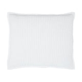 Orchids Lux Milton Geomatric White 31 X 37 Coverlet Sham