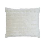 Orchids Lux Bailey Solid Color & Tuck Embroidery Champagne 31 X 37 Quilt Sham