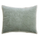 Orchids Lux Maui Stitch Aloe 31 X 37 Quilt Sham