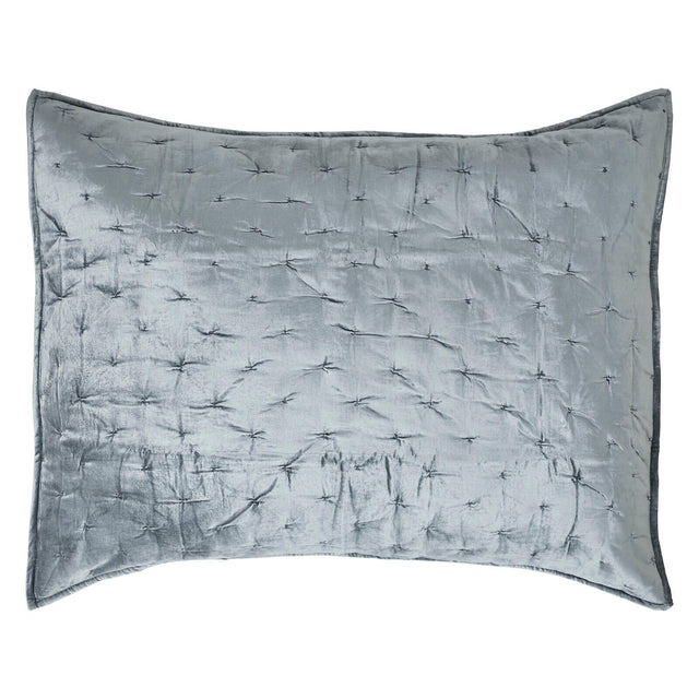 Orchids Lux Luna Stitch Ocean 31 X 37 Quilt Sham