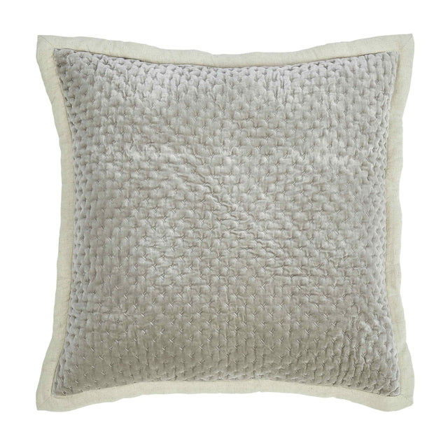 Orchids Lux Maui Stitch Slate 31 X 37 Quilt Sham