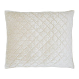 Orchids Lux Clermont Geomatric White 31 X 37 Quilt Sham