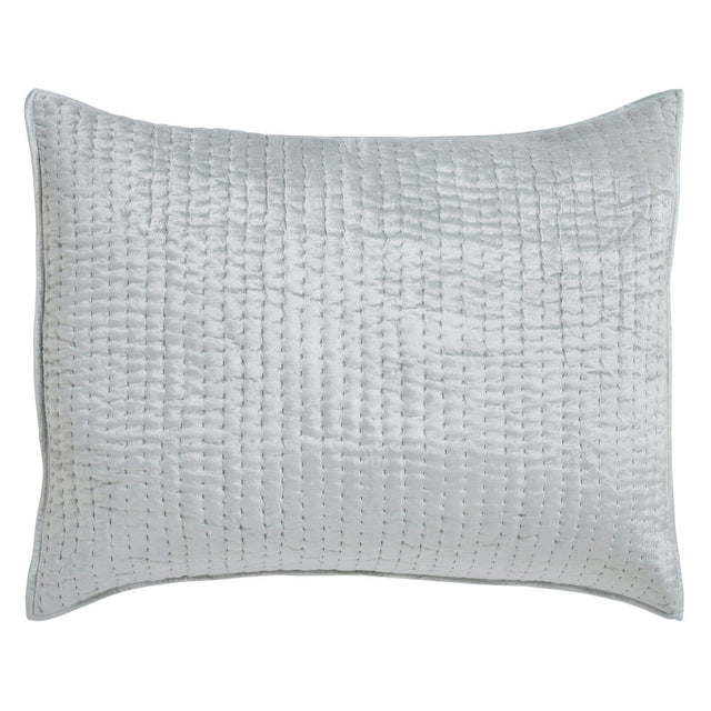 Orchids Lux Walton Channel Ice Mint 31 X 37 Quilt Sham