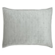 Orchids Lux Luna Stitch Ice Mint 31 X 37 Quilt Sham