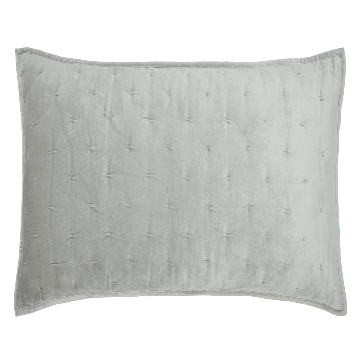 Orchids Lux Luna Stitch Ice Mint 31 X 37 Quilt Sham