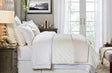 Orchids Lux Parker Solid Color & Embroidery White 90 X 92 Duvet Cover