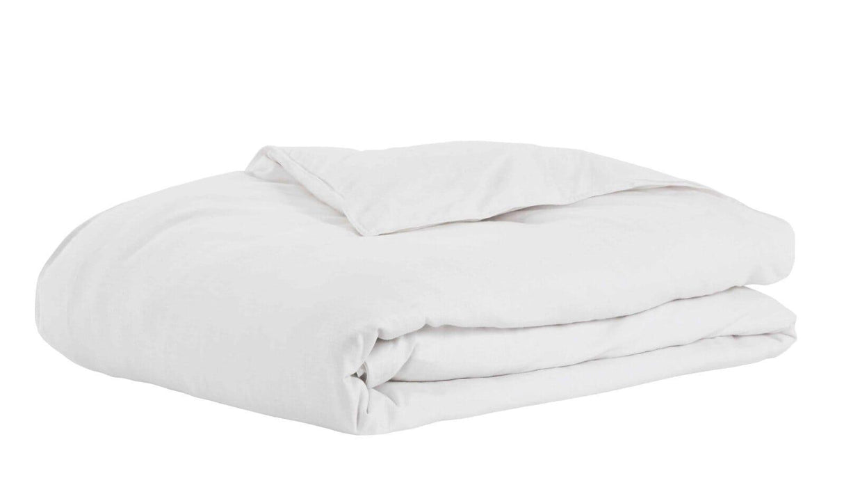 Orchids Lux Terrier Solid Color Pearl 106 X 92 Duvet Cover