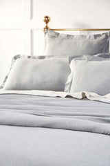 Orchids Lux Terrier Solid Color Fog 106 X 92 Duvet Cover