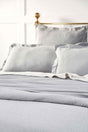 Orchids Lux Terrier Solid Color Fog 90 X 92 Duvet Cover