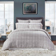 Orchids Lux Bronte Jacquard Graphite 106 X 92 Duvet Cover
