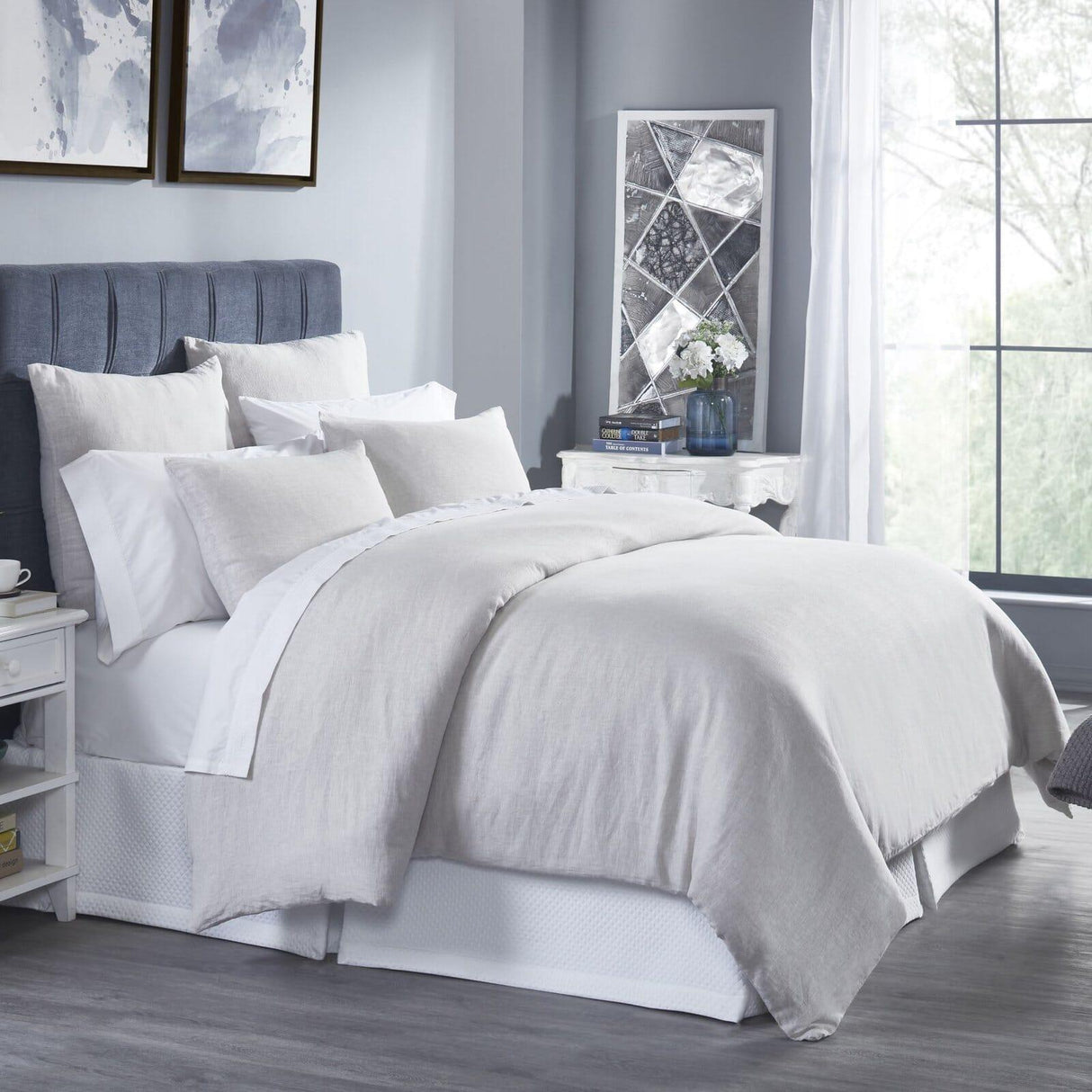 Orchids Lux Classic Solid Color Beige 90 X 92 Duvet Cover