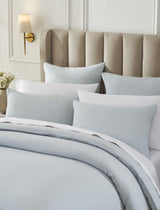Orchids Lux Classic Solid Color Sky 106 X 92 Duvet Cover