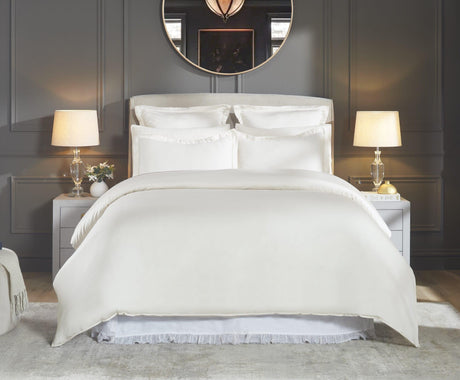 Orchids Lux Merida Solid Color Beige 106 X 92 Duvet Cover