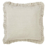 Orchids Lux Ruffle Solid Color & Ruffle Beige 26 X 26 Duvet Cover Sham