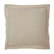 Orchids Lux Sienna Solid Color & Lace Beige 26 X 26 Duvet Cover Sham