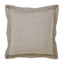 Orchids Lux Sienna Solid Color & Lace Grey 26 X 26 Duvet Cover Sham