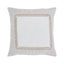 Orchids Lux Westport Solid Color & Embroidery Beige 26 X 26 Duvet Cover Sham
