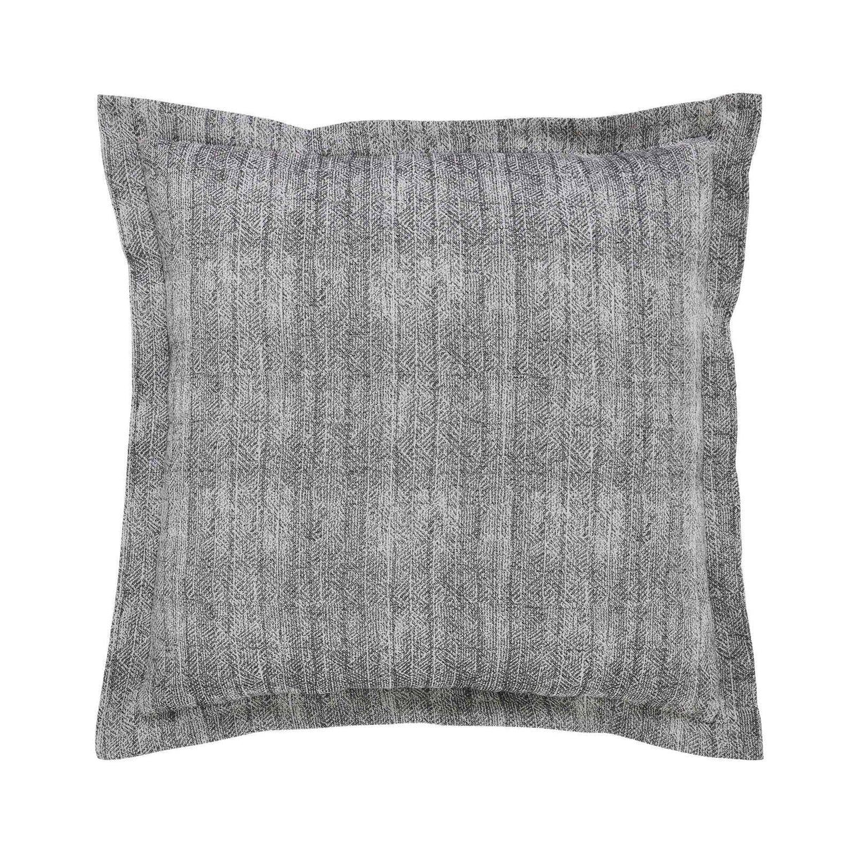 Orchids Lux Bronte Jacquard Charcoal 26 X 26 Duvet Cover Sham