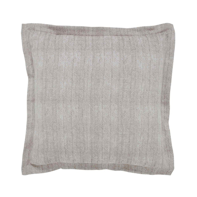 Orchids Lux Bronte Jacquard Flax 26 X 26 Duvet Cover Sham