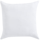Orchids Lux Classic Solid Color White 26 X 26 Duvet Cover Sham