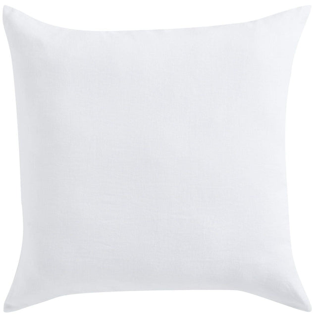 Orchids Lux Classic Solid Color White 26 X 26 Duvet Cover Sham