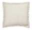 Orchids Lux Savoy Stripes Oatmeal Melange 26 X 26 Duvet Cover Sham