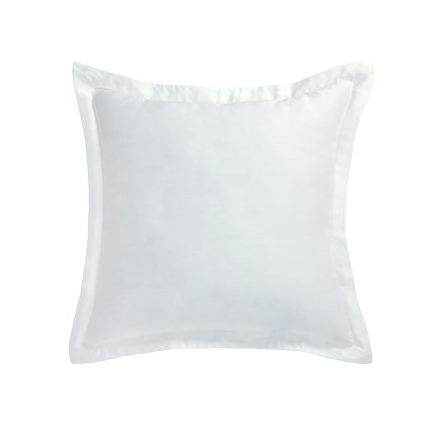 Orchids Lux Merida Solid Color White 26 X 26 Duvet Cover Sham