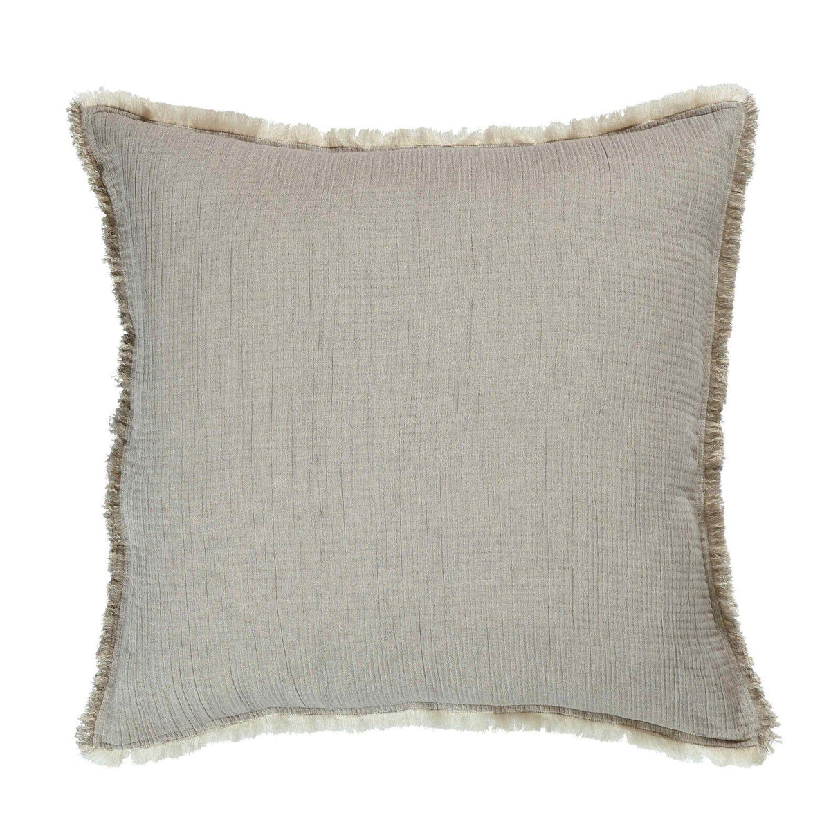 Orchids Lux Dana Texture Beige 26 X 26 Bed Throw Sham