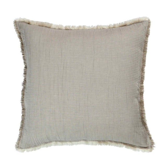 Orchids Lux Dana Texture Beige 26 X 26 Bed Throw Sham