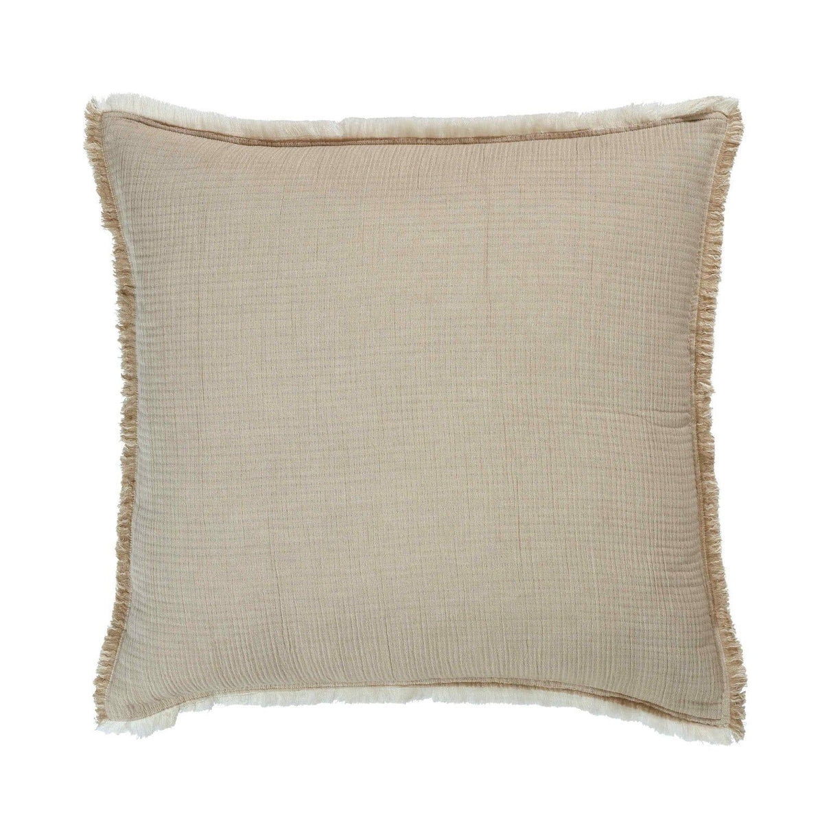 Orchids Lux Dana Texture Dune 26 X 26 Bed Throw Sham