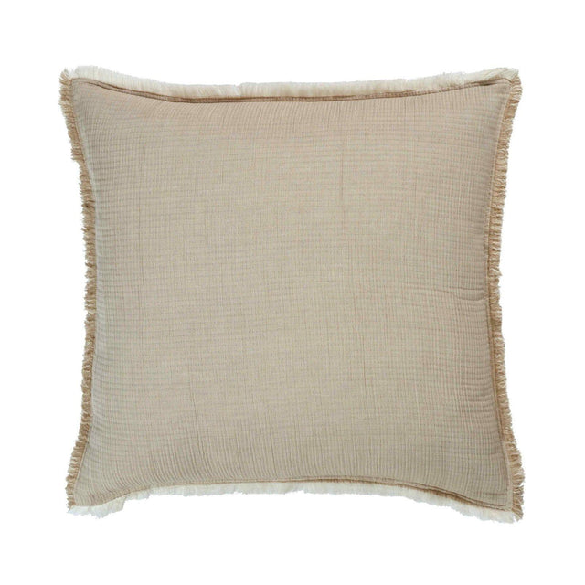Orchids Lux Dana Texture Dune 26 X 26 Bed Throw Sham